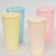 thumbnail image 4 of Pack De 6 Vasos Beige Plastico Tipo Starbucks Con Bombilla Y Tapa, 4 of 5