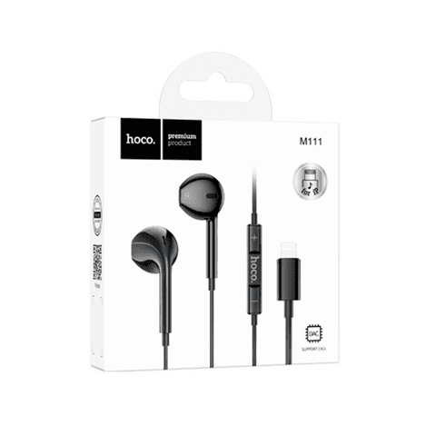 Audífono Con Cable Ligh Hoco M111 Negro