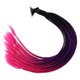 thumbnail image 4 of 55cm Pelo Casco Coleta Gradiente Cola De Caballo Para Motocicleta Negro Rosa Rojo, 4 of 5