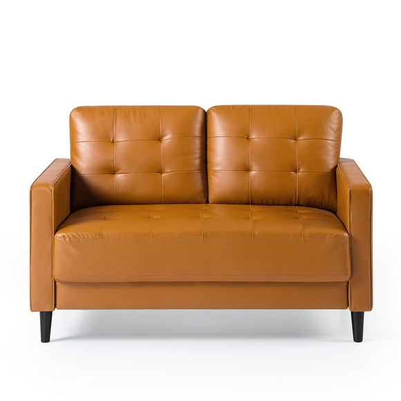 Sofá Zinus Benton 2 cuerpos Cognac