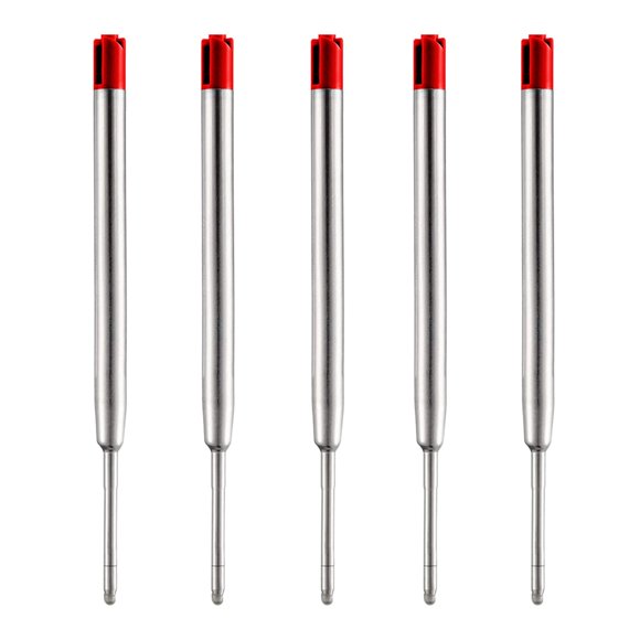 Recargas de bolígrafo DUNBONG 5 unidades 1,0 mm rojo