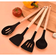 thumbnail image 2 of Set 12 Utensilios Cocina Antiadherente Silicona Mango Madera, 2 of 6
