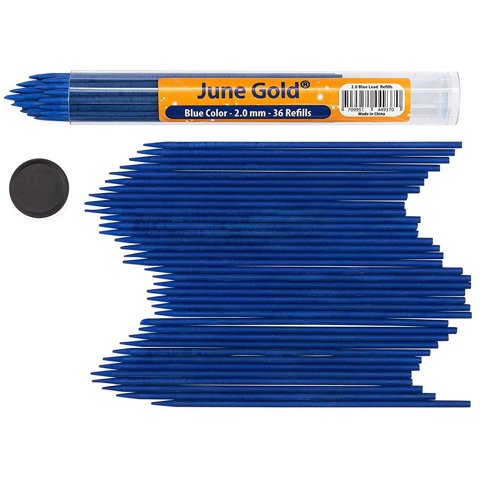 Recambios De Plomo June Gold 36 Blue (Azure #130) De 2 Mm