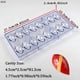 thumbnail image 3 of Pack X4 Moldes Para Bombones Molde Para Chocolate Ovalados Transparente / Molde Ovalado 16cavid, 3 of 10