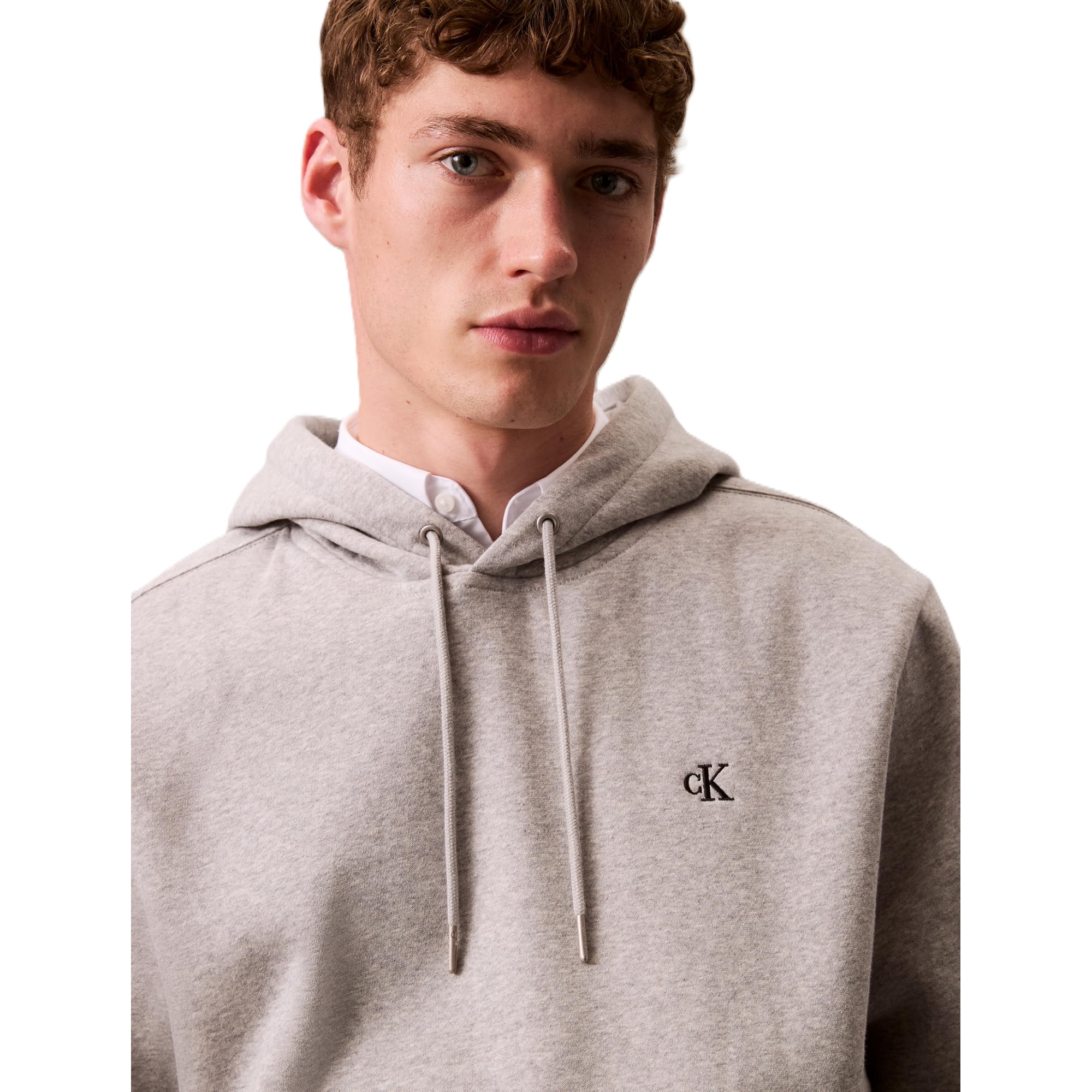 Sudadera Con Capucha De Forro Polar Con Logo Monograma Para Hombre Calvin Klein
