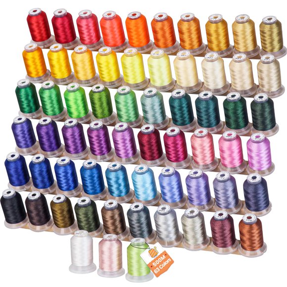 Hilo de bordado New brothread 63 colores 500 m