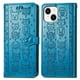 thumbnail image 1 of Funda Cartera FOXDOCK para iPhone 15 Plus , Flip PU con Relieve de Gatos y Perros, Tarjetero y Soporte, 1 of 6