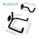 thumbnail image 2 of Soporte de pared para guitarra WANLIAN horizontal, pack de 2, negro, 2 of 7