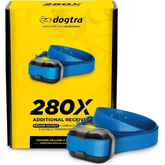 Dogtra 280X Collar Electrónico Receptor Impermeable Alcance de 0.8 km