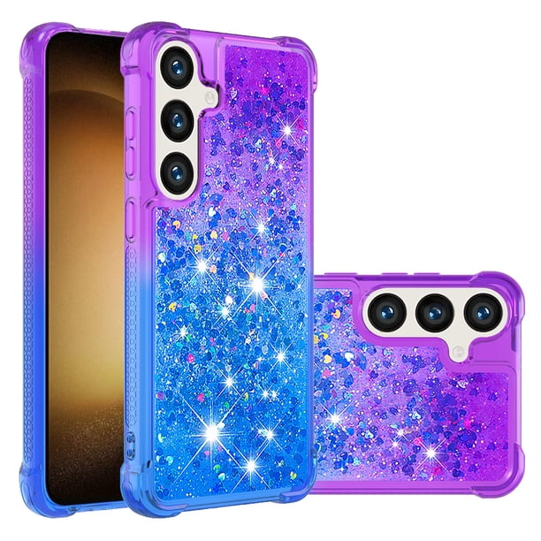 Funda Para Samsung Galaxy S25 Plus Con Diseño Gradiente Y Brillo Líquido Antigolpes Tpu