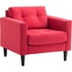 thumbnail image 2 of Sofa Retro 1C Felpa 00 Rojo, 2 of 6