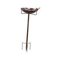 Ioensy - Comedero De Hierro Para Pájaros Con Base De 5 Puntas, Baño De Metal Para Pájaros, Ideal Para Niños Y Amantes De Las Aves.