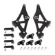 thumbnail image 4 of 2 piezas de soportes de montaje de patas de alerón genérico para alerón trasero de coche, piezas de repuesto portátiles, accesorios premium, reemplazo, 4 of 5
