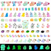 Yhchlhff - Paquete Variado De Animales De Resina, 220 Unidades, Que Brillan En La Oscuridad