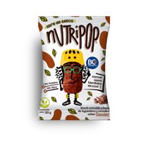 Snack Saludable Cacao Con Probióticos Sin Gluten. 20 G Nutripop
