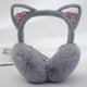thumbnail image 4 of Orejeras de felpa suaves y esponjosas para mujer, orejeras plegables de felpa, orejeras de invierno para niños y niñas, calentador de orejas para clima frío., 4 of 5