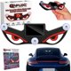 thumbnail image 1 of Luz coche ojos demonio solar inalámbrica USB-C recargable SUV camionetas, 1 of 8