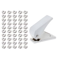 Ioensy - Punzón De Vuelo De Dardo Portátil Con Anillos O Retenedor De Dardos Punzón De Golpe De Vuelo De Dardo Y 50 Anillos