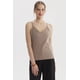 thumbnail image 1 of Polera Peto Mujer Pabilo Escote Con Encaje Arena, 1 of 4