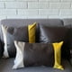 thumbnail image 2 of Pack 4 Fundas Cojin Decorativo EcoCuero Cafe Beige Amarillo 45x45, 2 of 3