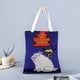 thumbnail image 2 of 2 Stupid Dogs Bolso de tela con estampado de lienzo para mujer, bolsa de compras reutilizable y estética, con cremallera interior, regalo para mujer,40*40cm., 2 of 6
