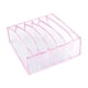 thumbnail image 3 of Organizador De Ropa Interior Plegable Bragas Sujetador Cajón Caja De Almacenamiento Rosa 6 Gripes, 3 of 5