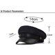 thumbnail image 3 of Gorra Newsboy Chauffeur Ajustable de 22,858 cm, 3 of 3