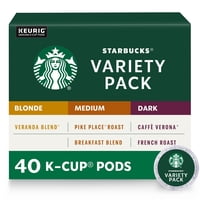 Cápsulas De Café Starbucks Variedades Paquete De 40 Para Keurig