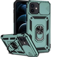 Estuche Gangxun Para Iphone 12 Mini, Soporte Giratorio 360°, Estilo Mecánico Y Magnético