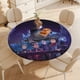 thumbnail image 4 of El Príncipe Dragón theme Fitted Round Tablecloths Elastic Edged Table Covers Waterproof Table Cloth For Kitchen Holiday Party Tables Decor 120cm, 4 of 6