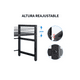 thumbnail image 3 of Estante Repisa Rack Extensible Microondas Cocina Ganchos, 3 of 8