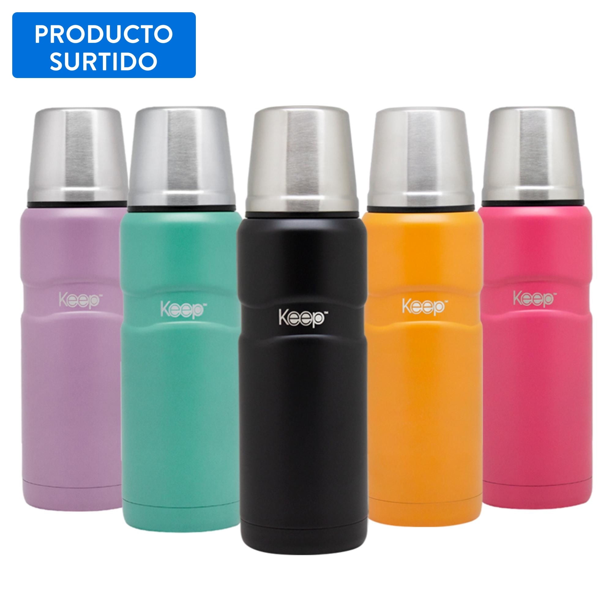 Keep - Termos Ergo 500Ml Multicolor Acero Inoxidable