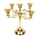 thumbnail image 5 of Candelabro De Metal Con 5 Brazos Para Velas, Candelabro Para Fiestas, Cenas, Dorado, 5 of 5
