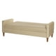 thumbnail image 3 of Futón Sofá Cama Genova Pu Beige, 3 of 4
