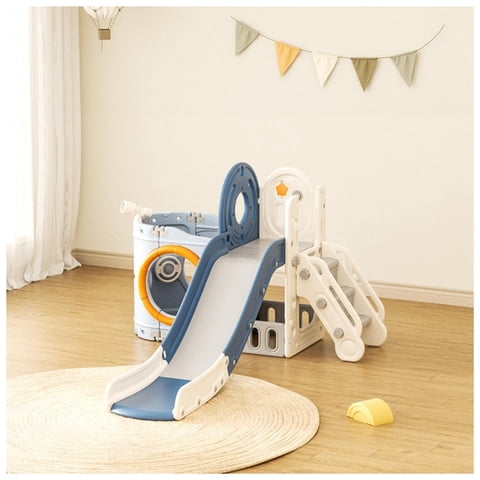 Auckland Outdoor - Juego Resbalin Infantil Con Telescopio Pirate Ship Azul