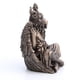 thumbnail image 5 of Escultura, diseño veronés, postura de meditación sentada en forma de baphomet, 5 of 6