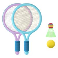 Ioensy - Raqueta De Tenis De Bádminton Para Niños Duradera Para Entrenamiento De Principiantes Púrpura Azul