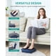thumbnail image 4 of Masajeador de pies Nekteck Shiatsu con calefacción eléctrica y Heat Blue, 4 of 9