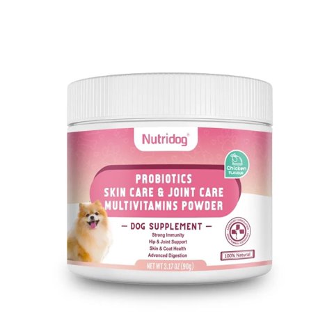 Nutridog Pet Probiotix Probioticos Skin Care Vitamina Perros