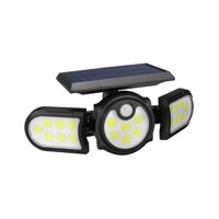 Importclick - Foco Lámpara Solar Panel 140 Cob Sensor Movimiento 120°