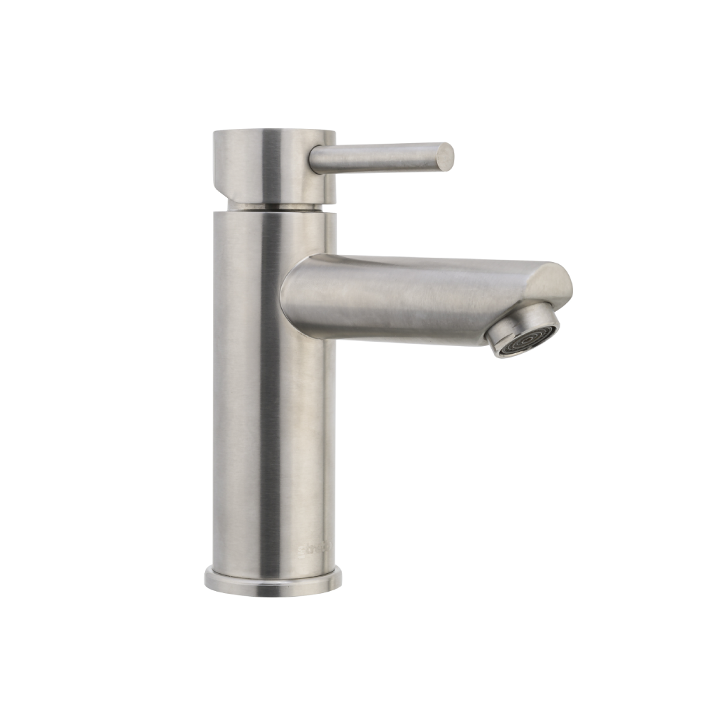 Stretto - Monomando Lavamanos Fiorenzo Eco Inox Satinado