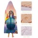 thumbnail image 4 of Lluvia De Albóndigas Manta Capa Con Capucha Anti Bolitas Manta De Lana Ártica Suave Manta Portátil De Felpa Ligera Y Lujosa Poncho Para Siesta En Casa Y Oficina 100*130cm, 4 of 6