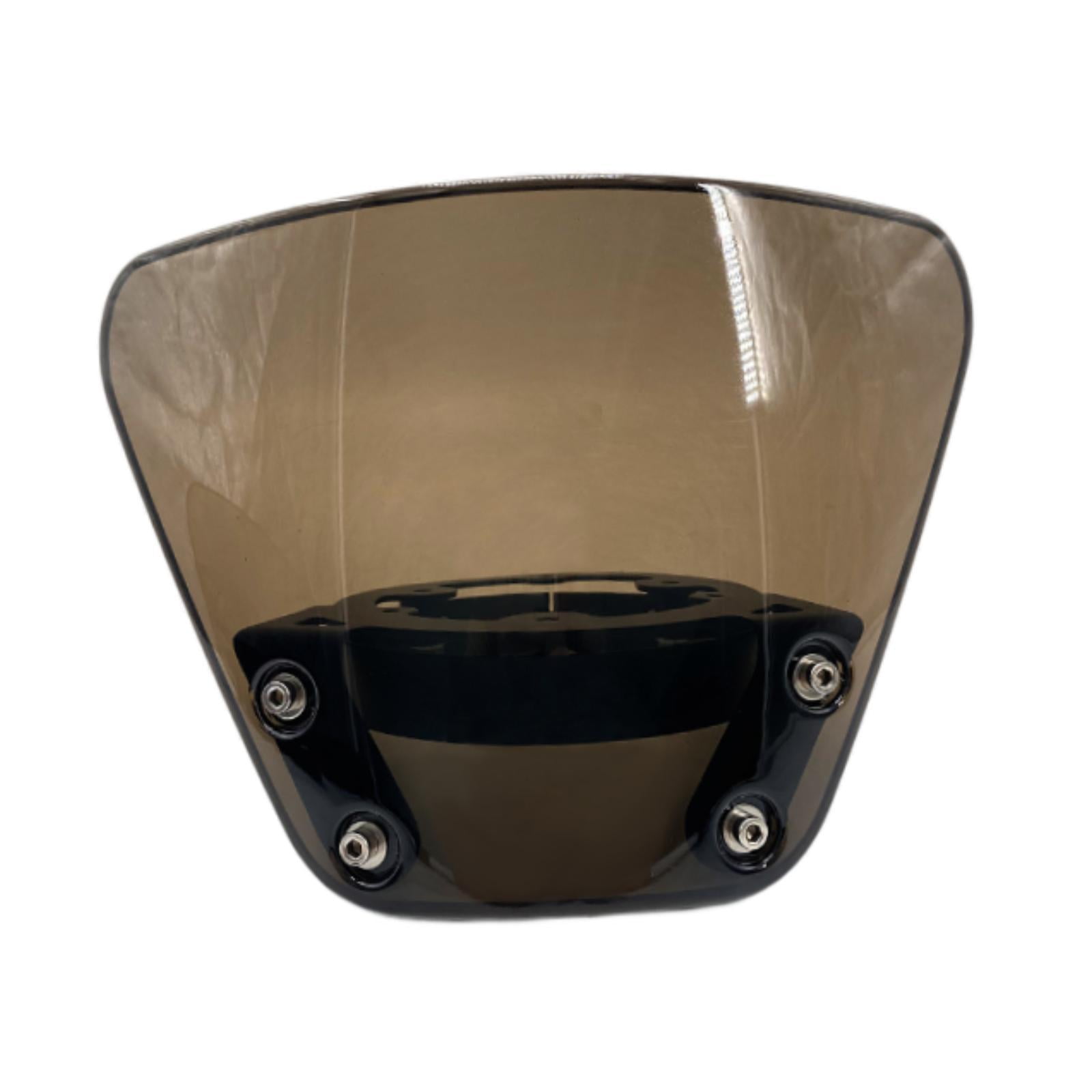 Magideal - Motor De Motocicletas Parabrisas Eléctricas De Bicicleta Eléctrica Scooter De La Pantalla Del Deflector Del Viento Del Viento Para Accesorios Para Sco Marrón