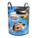 thumbnail image 2 of Augie Doggie y Doggie Daddy Cesta de lavandería de gran capacidad redonda con asa, bolsa para ropa sucia plegable, almacenamiento para dormitorio, baño y lavadero 44x35 cm, 2 of 6