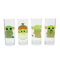 Juego De 4 Vasos Star Wars The Mandalorian Grogu, 300 Ml