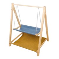 Magideal - Elegantes Estantes, Perchas, Cojines, Muebles Cómodos, Suministros Para Mascotas, Hamaca De Madera Transpirable Para Gatos, Cama Para El Hogar,