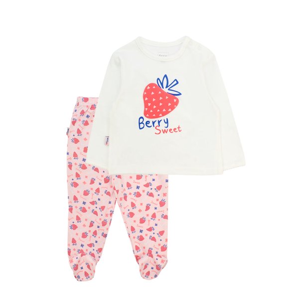 Pijama bb niña 2 piezas strawberry 222