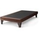 thumbnail image 1 of Base De Cama Europea 1.5 Plazas Felpa Café, 1 of 2