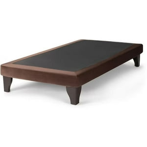 Dec-Hogar - Base De Cama Europea 1.5 Plazas Felpa Café