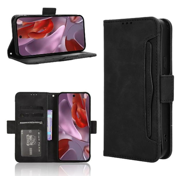 Funda Tipo Billetera FOXDOCK para Google Pixel 9A 5G – Tapa Flip con Tarjetero